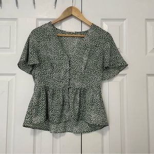 Arrays Button Up Blouse